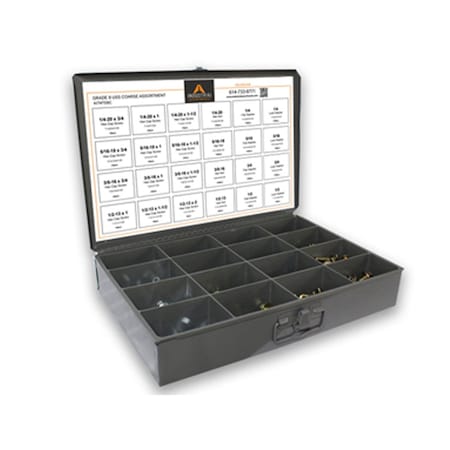 Titan Industrial Supply 1275 Piece Metric 10.9 Coarse Thread Bolt and Nut Drawer Assortment T1275D109